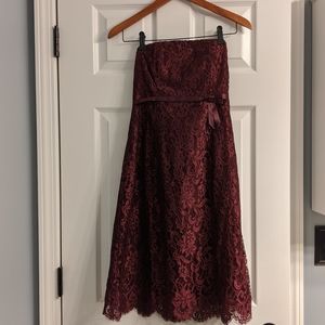 Jenny Yoo Lace strapless dress